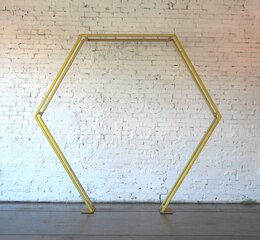 METAL HEXAGON ARCH