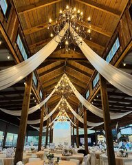 Ceiling Draping - White Horse Ranch