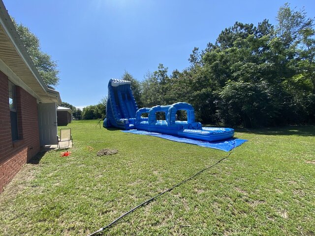 Large Blue Water Slide