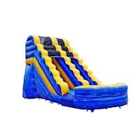 15' Blue Arctic water slide with pool 15' Blue Arctic water slide with pool
