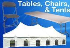 Tables Chairs and Tents