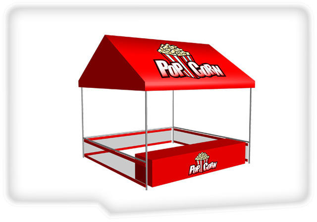 Popcorn Concession Tent Booth