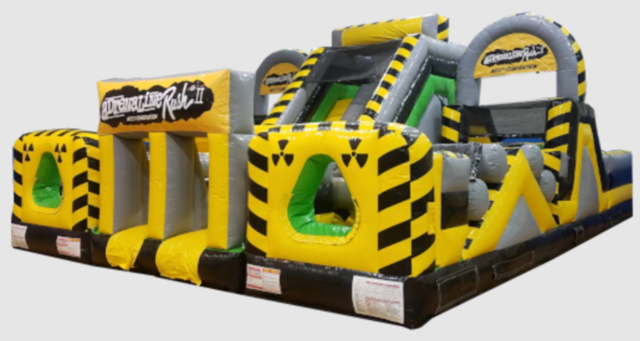 Adrenaline Rush Nuclear Obstacle Course Rental Chicago Inflatable Obstacle