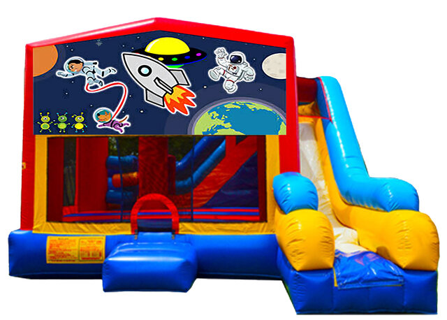 Astronaut Outerspace Bounce House Combo Rental Chicago