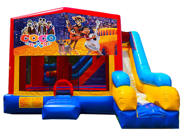 Coco Bounce House Combo Rental Chicago Día de los Muertos