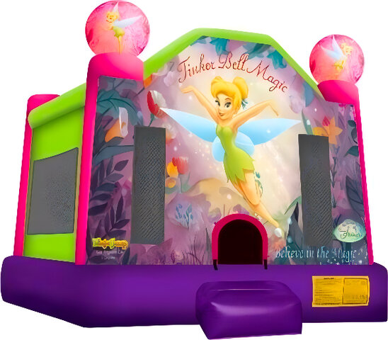 Disney Tinkerbell Fairy Deluxe Jumper Moonwalk Rental. Chicago Party Rental