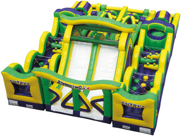 Adrenaline Rush 4 Obstacle Course Rental Chicago Inflatable Obstacle