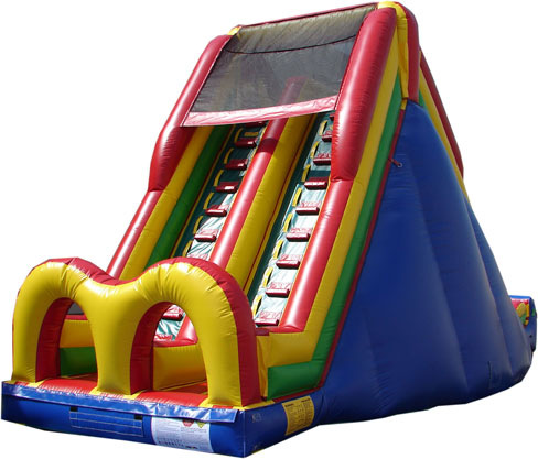 Chicago Inflatable Dry Slide Rentals, Inflatable Obstacle course rentals in Chicago