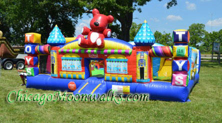 Chicago Inflatable Toy Town Toddler Playground Rental Chicago IL