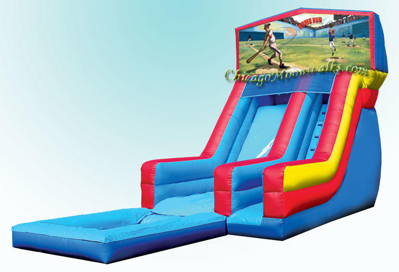 Baseball Inflatable Water Slide Rental Chicago IL
