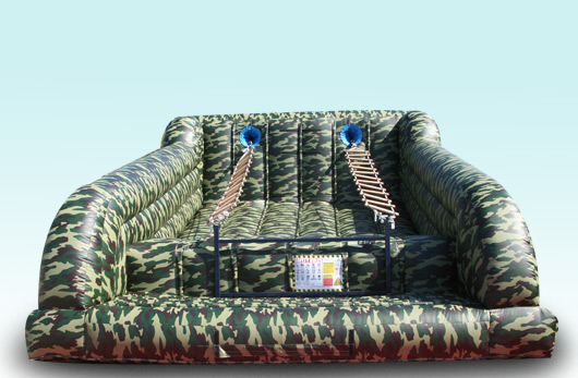 Jacobs Ladder Camo Military Inflatable Interactive Inflatable Rentals in Chicago