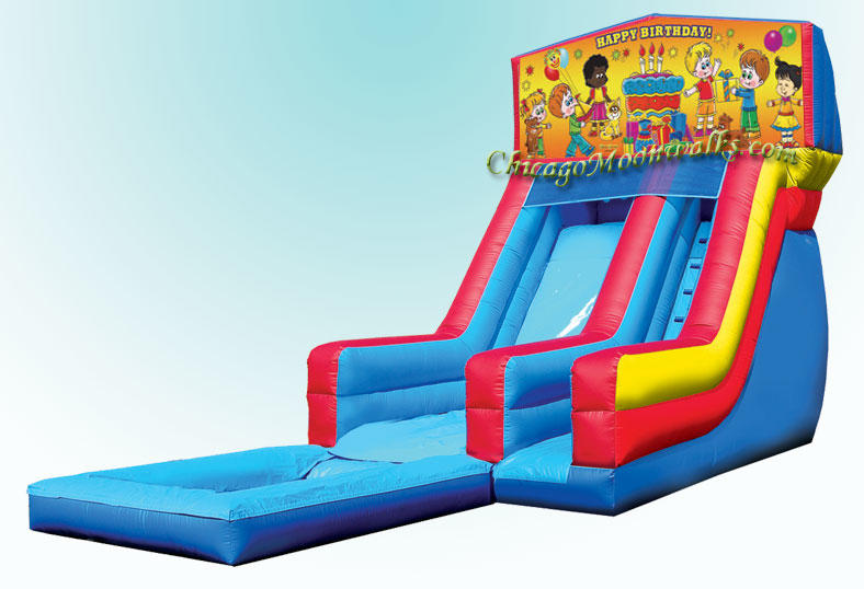 Children's Birthday party rentals, Chicago IL Inflatable water slide rental