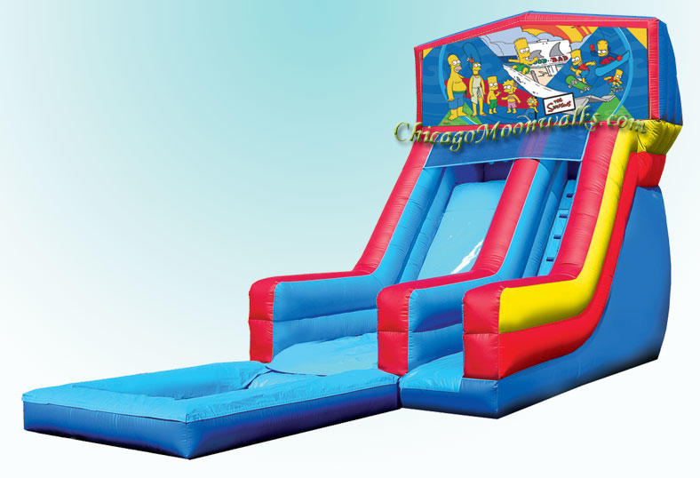 The Simpsons Inflatable Water Slide Rental Chicago IL