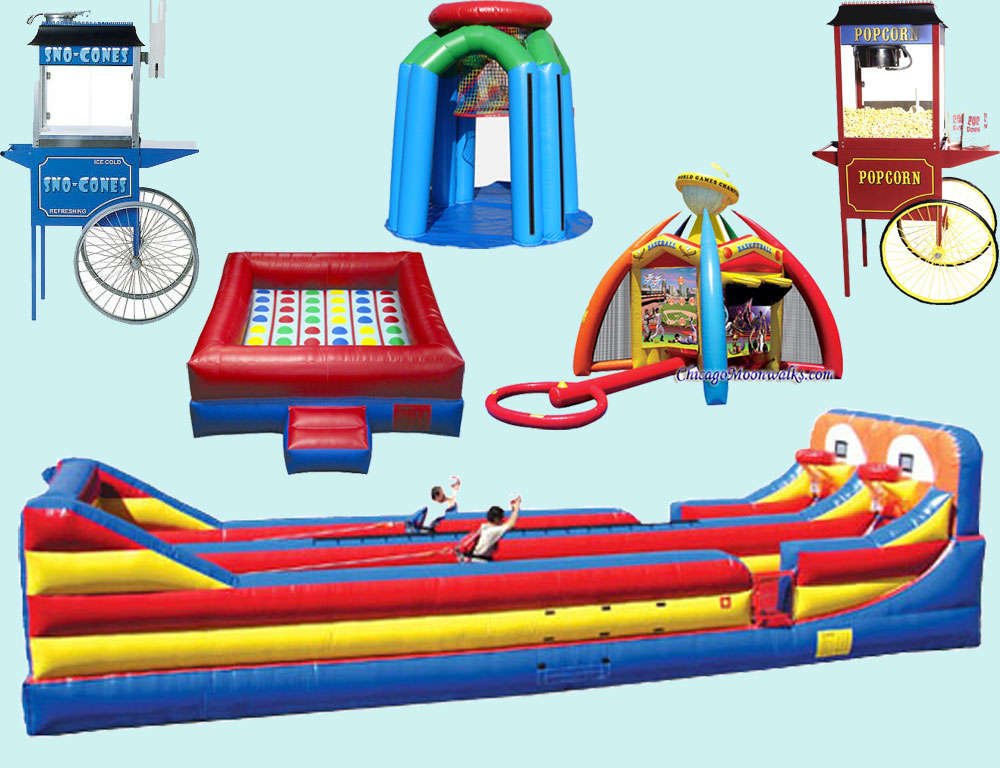 Interactive Inflatable Package Party Rental Chicago IL