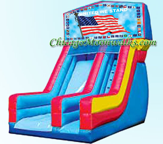 American Patriotic Inflatable Slide Rental Chicago IL