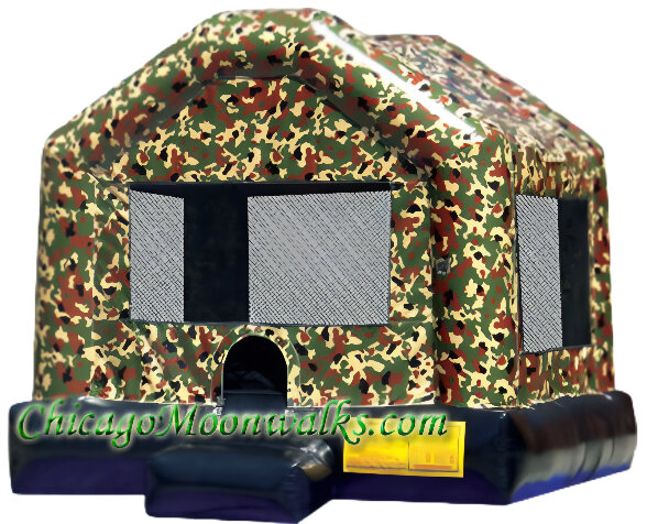 Camo Military Bounce House Camo Military Bounce House