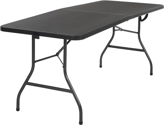 Black Folding Table Rental 6ft Black Folding Table Rental 6ft