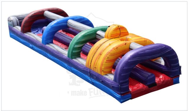 Marble Foam Double Lane Slip N Slide Marble Foam Double Lane Slip N Slide
