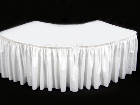 Serpentine Table Skirt Serpentine Table Skirt