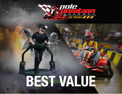 Omni Arena + 3 Adult Races per person Omni Arena + 3 Adult Races per person