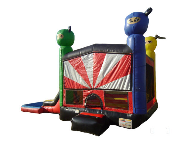 Ninja Bounce and Slide with Pool Ninja Bounce and Slide with Pool