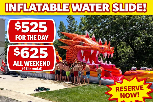 20ft Tall Dragons Breath Dual Lane With pool 20ft Tall Dragons Breath Dual Lane With pool