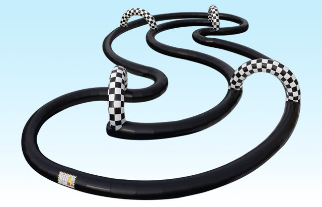 Race Track with Giant Tricycles