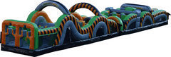  66' Radical Run Inflatable Obstacle Course - A/B 