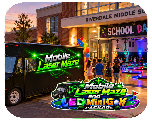 Laser Maze and LED Mini Golf Package Laser Maze and LED Mini Golf Package