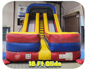 Inflatable 18 Ft Double Slide