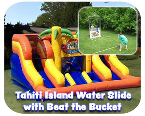 Tahiti Island Water Slide and Beat the Bucket Package