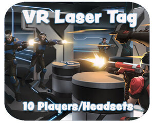 Virtual Reality Laser Tag 10 Headsets