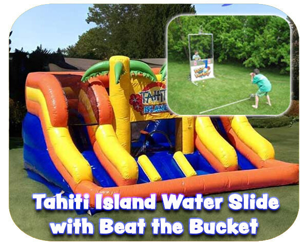 Tahiti Island Water Slide with Beat the Bucket Tahiti Island Water Slide with Beat the Bucket