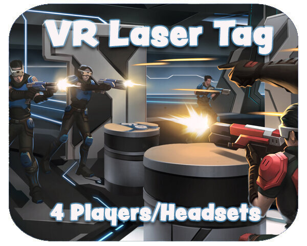VR Laser Tag 4 Headsets VR Laser Tag 4 Headsets