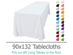 90X132in Rectangular Tablecloth 90X132in Rectangular Tablecloth