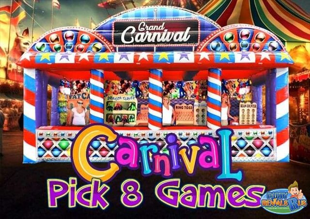 Grand Carnival Booth with 8 Games