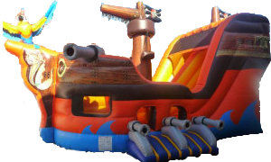 Large Pirate Ship Combo Bounce House Large Pirate Ship Combo Bounce House