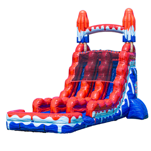 Double Lane Bomb Pop Water Slide Double Lane Bomb Pop Water Slide