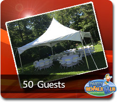 High Peak Tent Package for 50 Guests High Peak Tent Package for 50 Guests