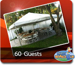 Frame Tent Package for 60 Guests Frame Tent Package for 60 Guests