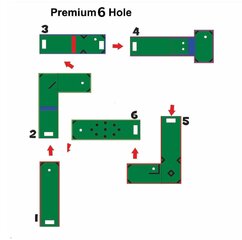 6 Hole LED MIni Golf