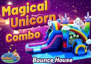 Magical Unicorn Combo House<p>(<span style='color: #00ccff;'>Wet</span>/<span style='color: #ff9900;'>Dry</span>)</p>