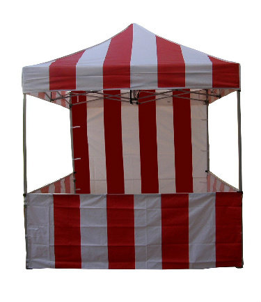 Carnival Tent with sides and Back 1