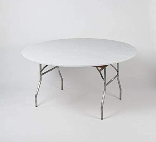 60 inch round table includes white plastic table cover 60 inch round table includes white plastic table cover