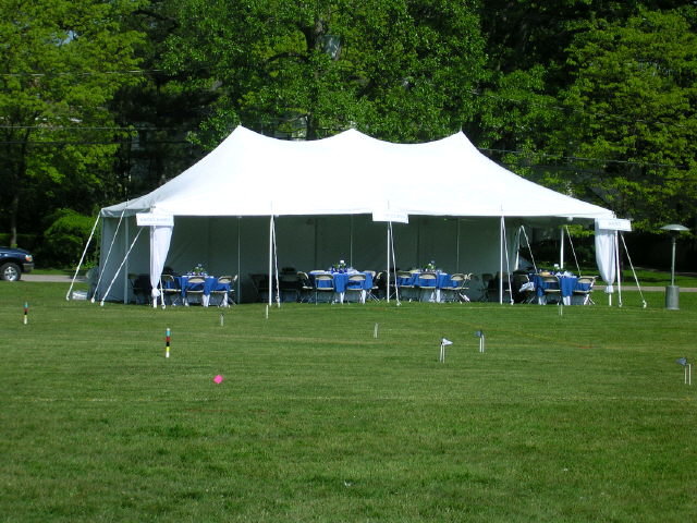 20' X 40' (800 square feet) Pole Tent on grass 20' X 40' (800 square feet) Pole Tent on grass