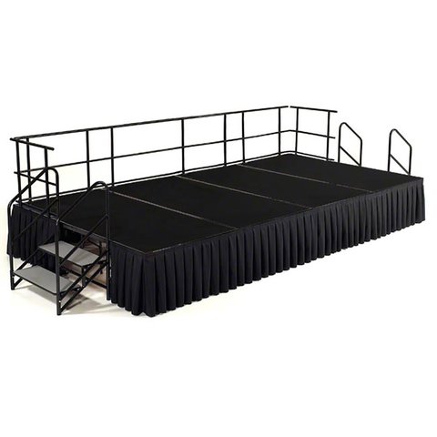 6ft x 16ft stage skirt and steps 6ft x 16ft stage skirt and steps