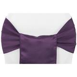 Egg Plant or Plum Satin Sash Egg Plant or Plum Satin Sash