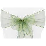 Clover green organza sash Clover green organza sash