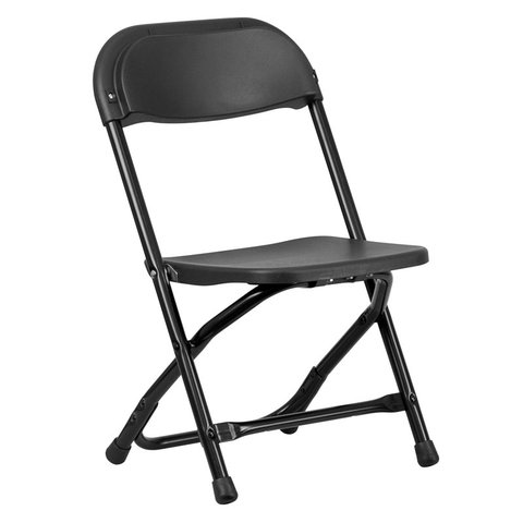 Black folding chair Black folding chair