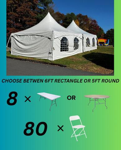 20x40 High Peak Tent Package 20x40 High Peak Tent Package